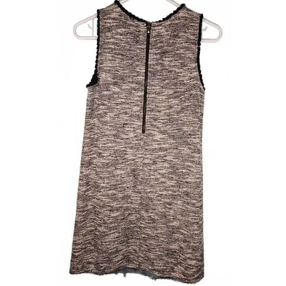 LOFT Outlet Black & White Dress with Frayed Edges Size XS - Picture 2 of 9